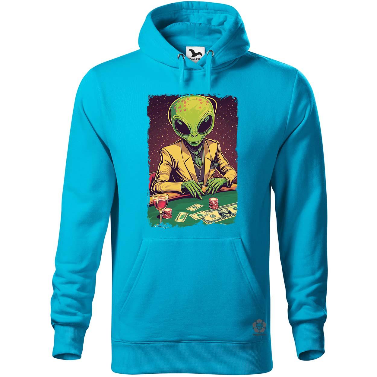 Alien póker v1 egyedi  pulóver 