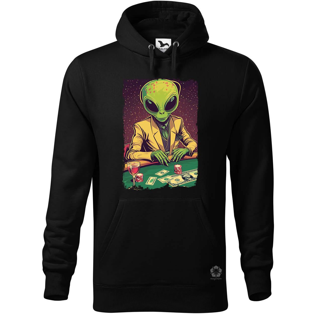 Alien póker v1 egyedi  pulóver 