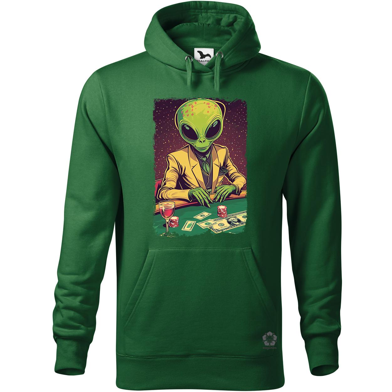 Alien póker v1 egyedi  pulóver 