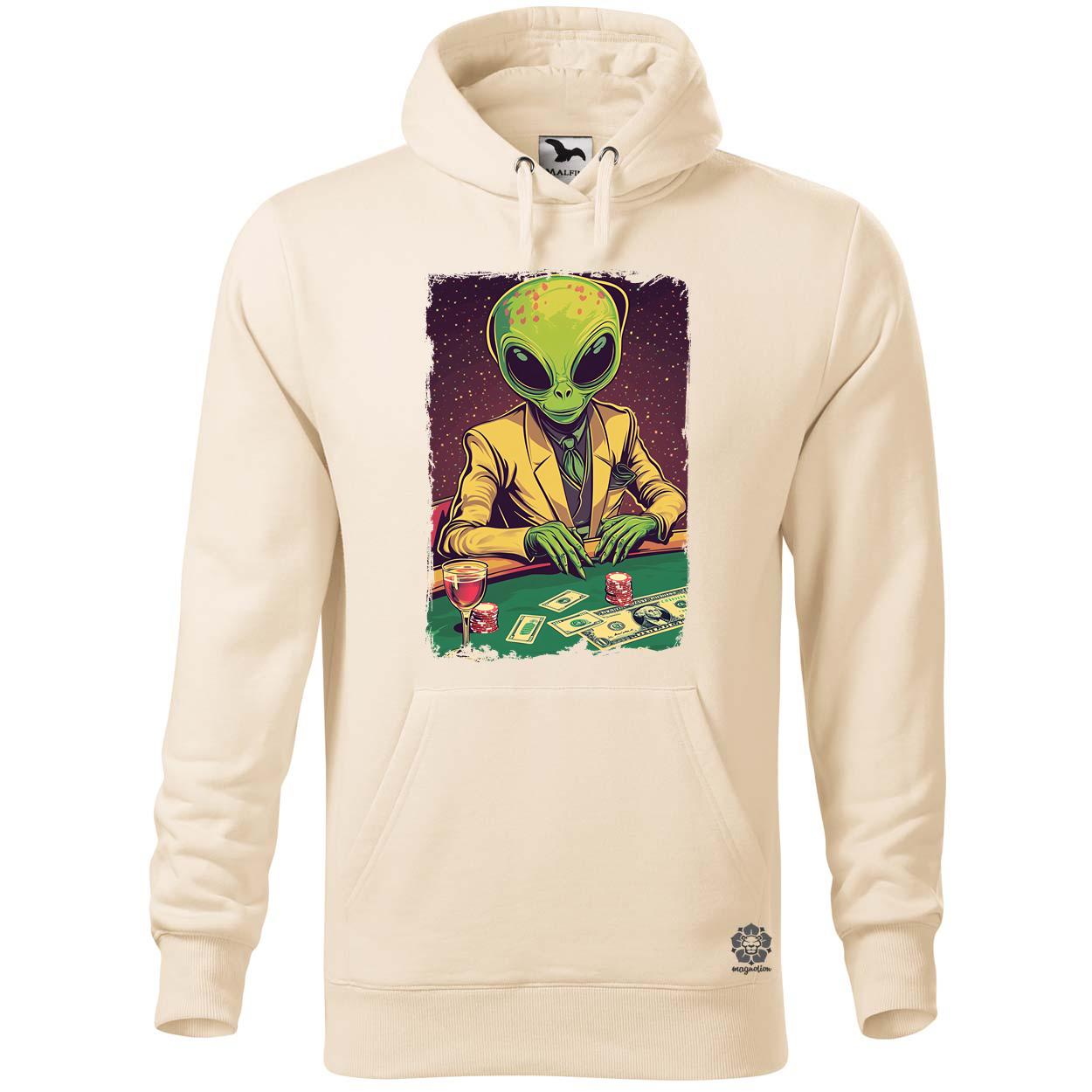 Alien póker v1 egyedi  pulóver 