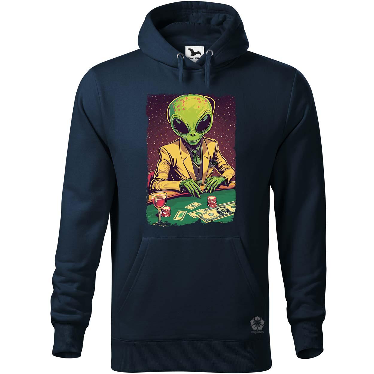 Alien póker v1 egyedi  pulóver 
