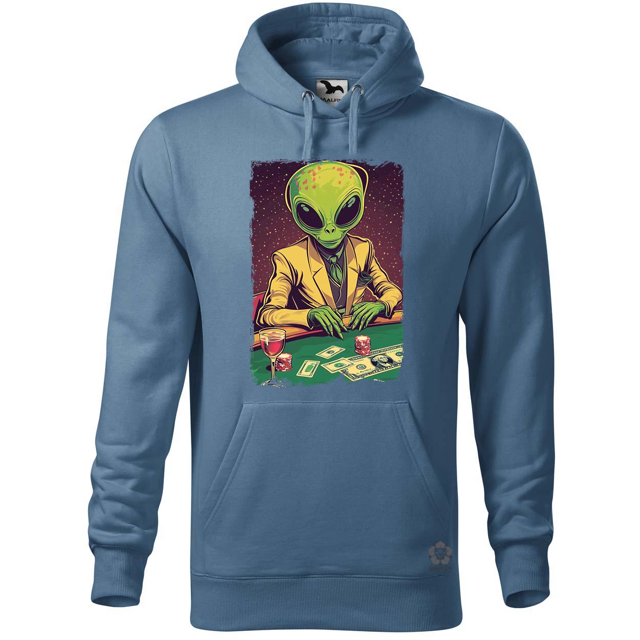 Alien póker v1 egyedi  pulóver 