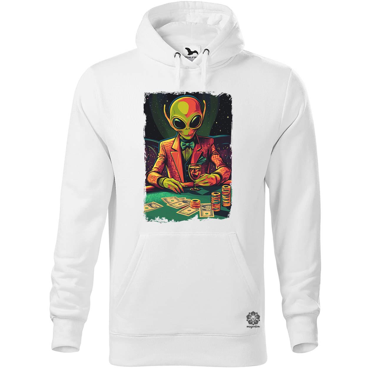 Alien póker v3 egyedi  pulóver 