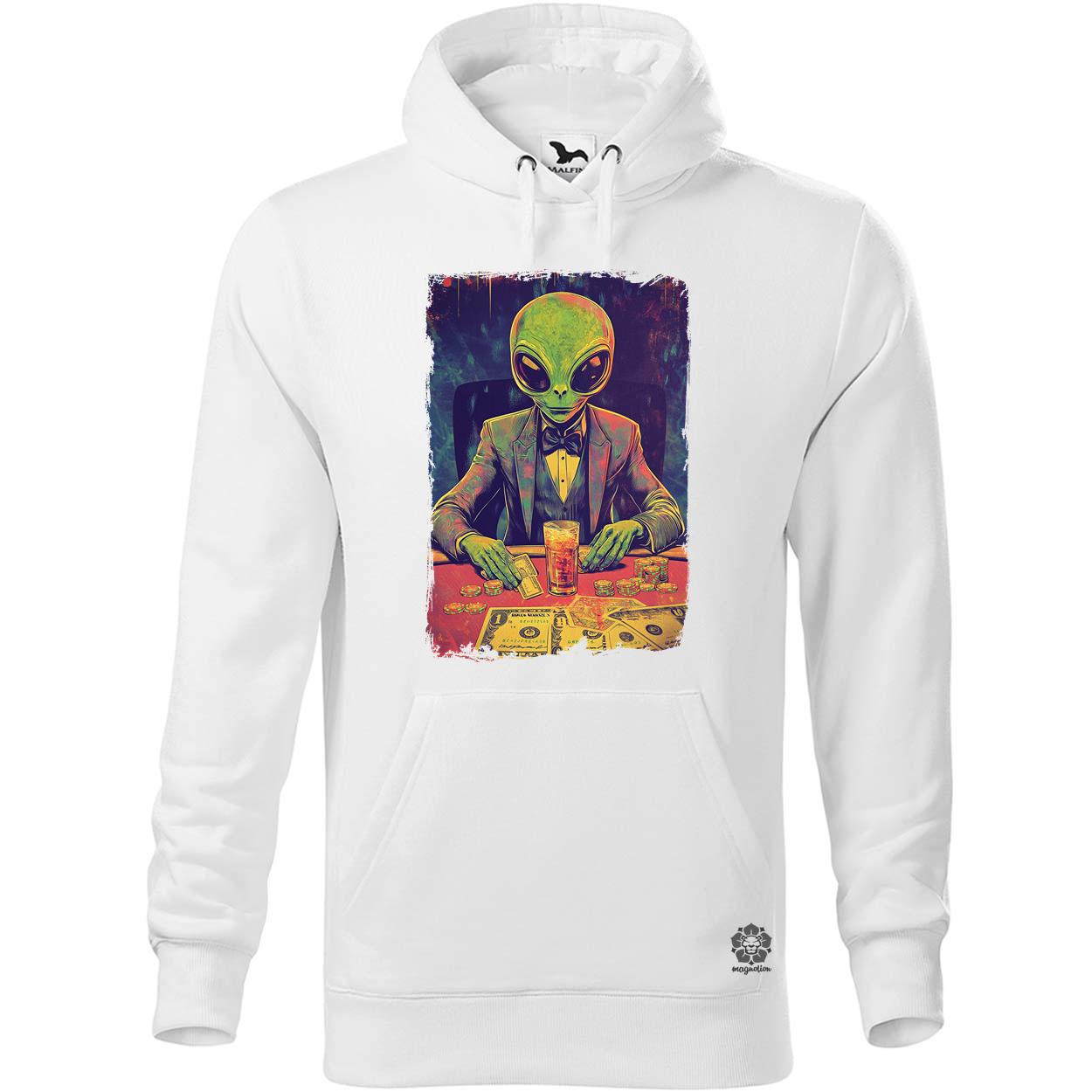 Alien póker v4 egyedi  pulóver 