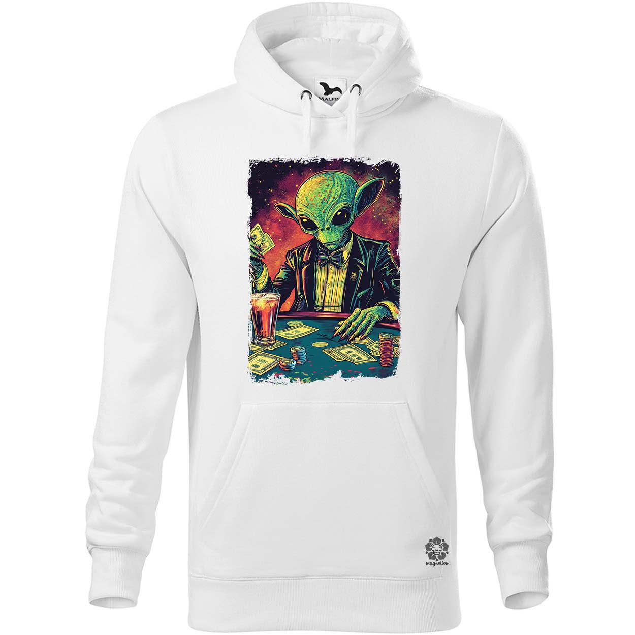 Alien póker v5 egyedi  pulóver 