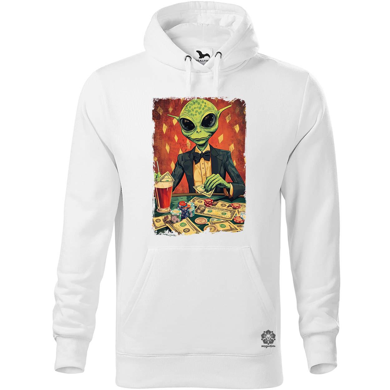 Alien póker v6 egyedi  pulóver 