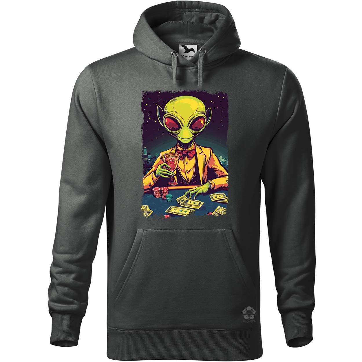 Alien póker v7 egyedi  pulóver 