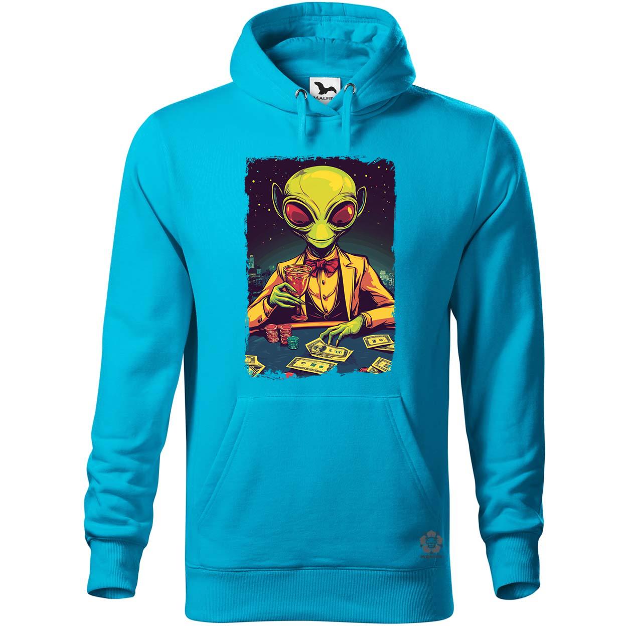 Alien póker v7 egyedi  pulóver 