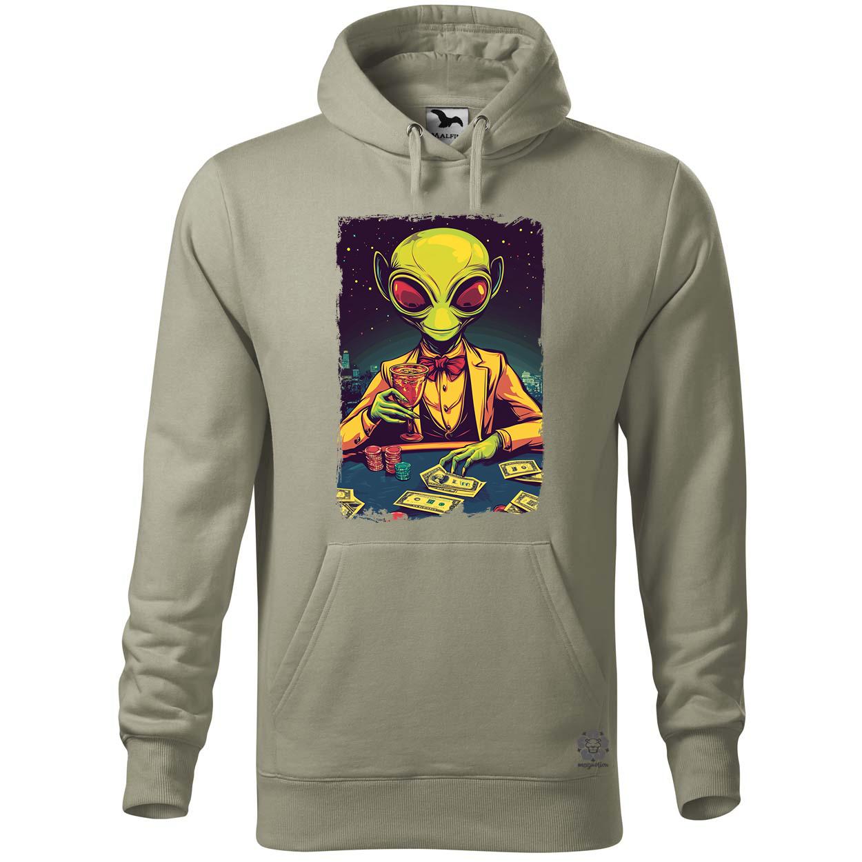 Alien póker v7 egyedi  pulóver 