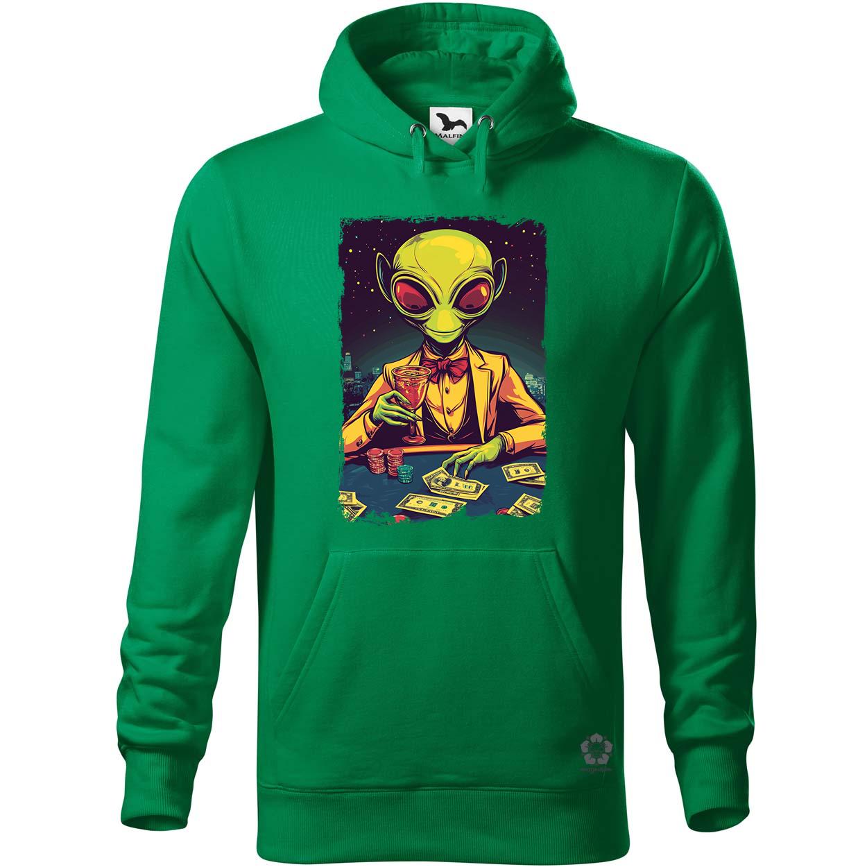 Alien póker v7 egyedi  pulóver 