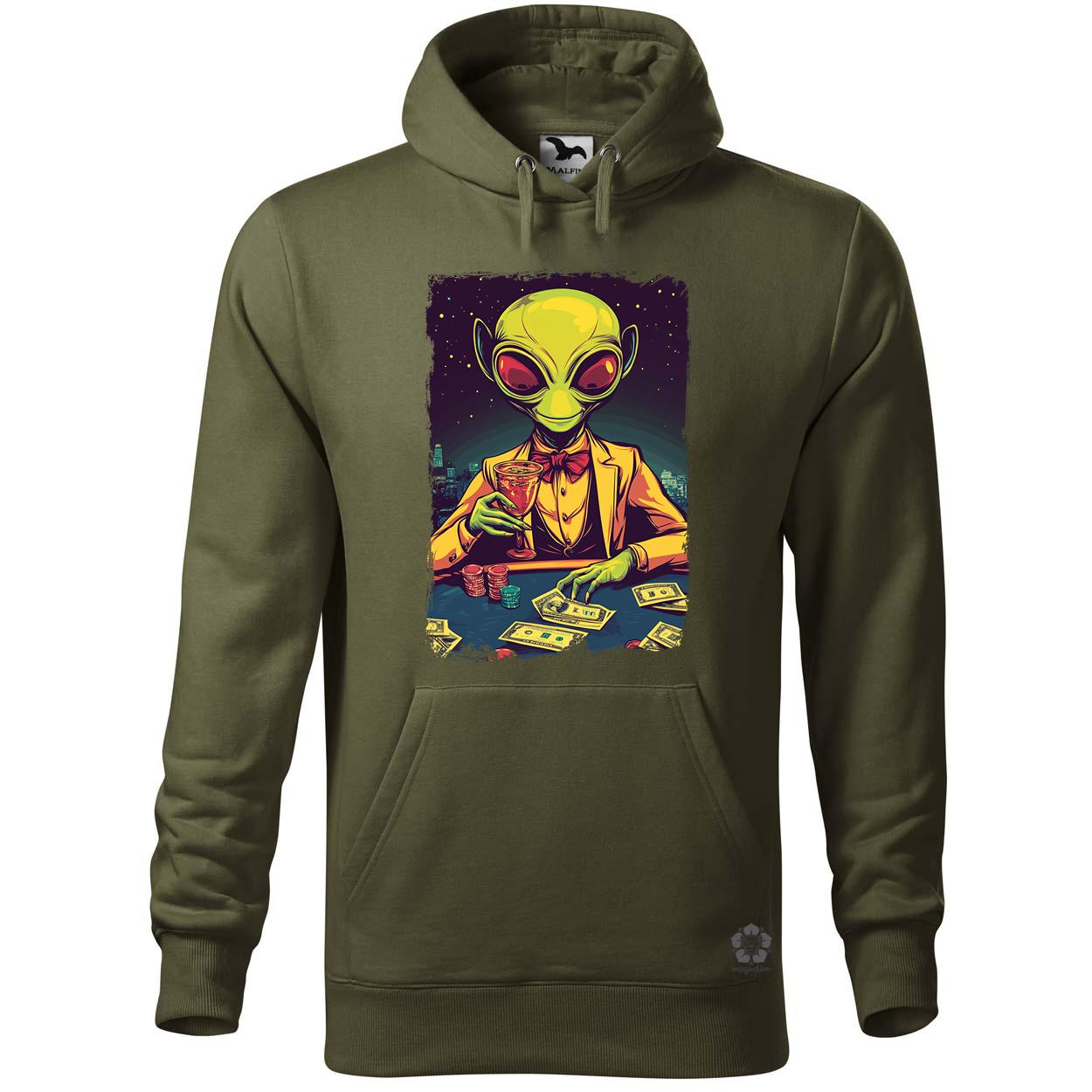 Alien póker v7 egyedi  pulóver 