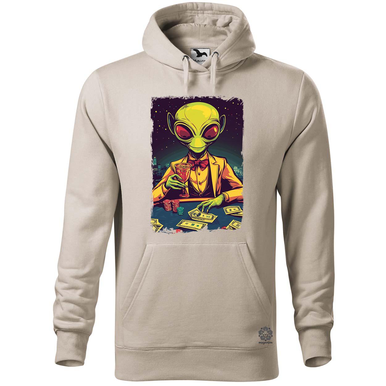 Alien póker v7 egyedi  pulóver 