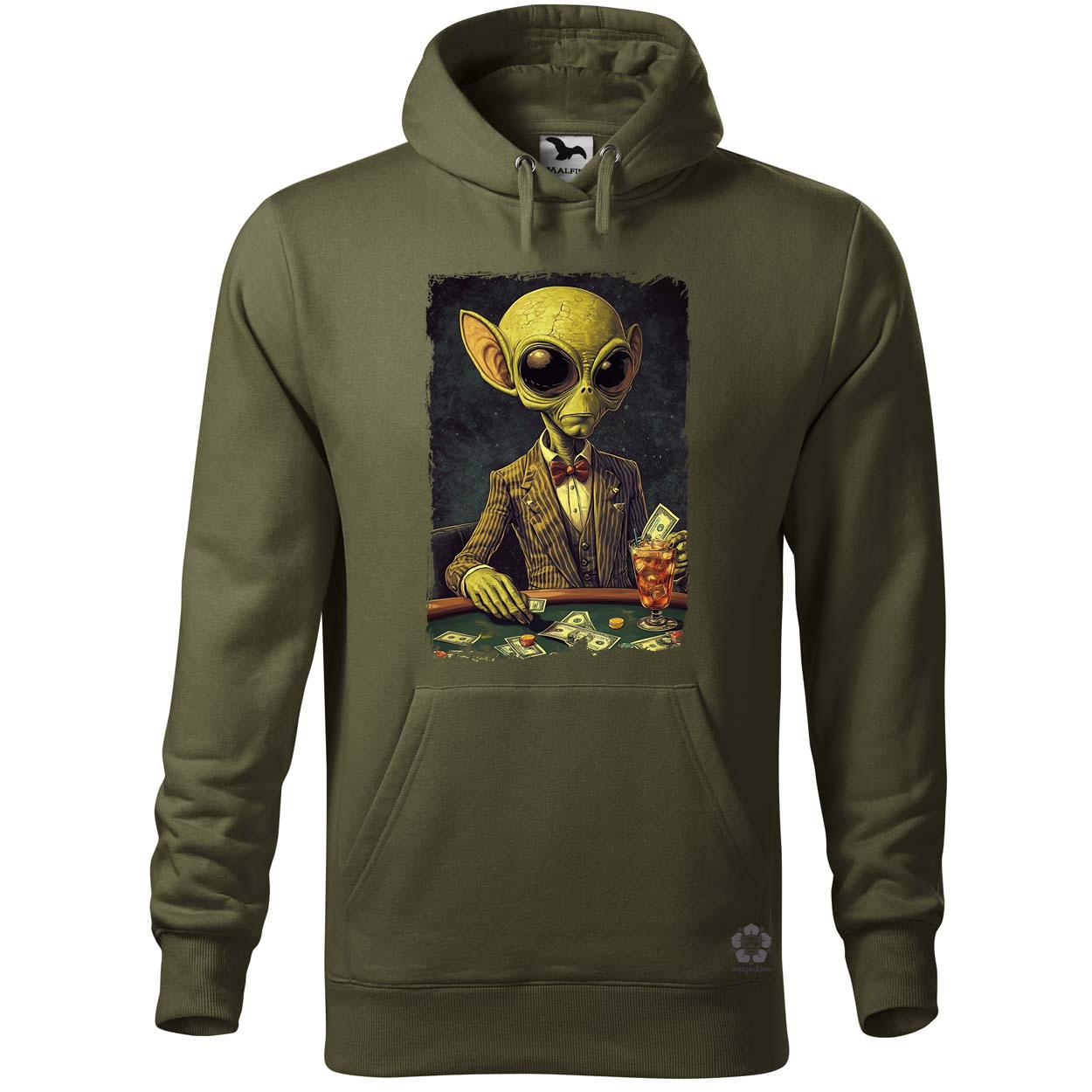 Alien póker v8 egyedi  pulóver 