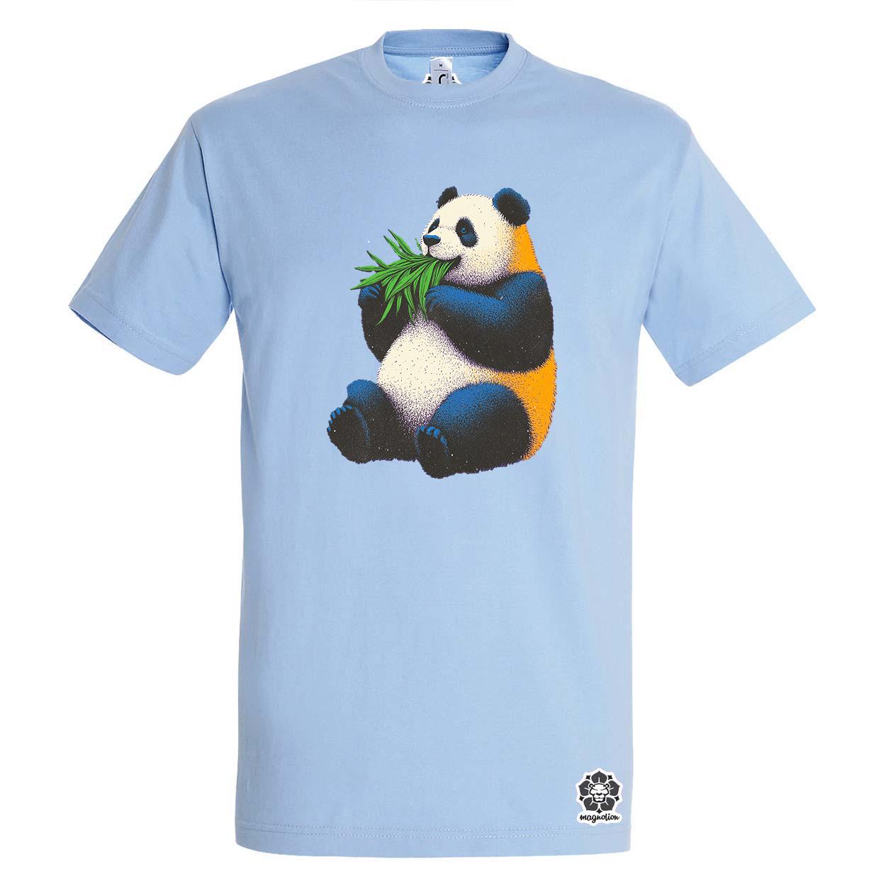 Cuki panda eszik v1 egyedi póló 