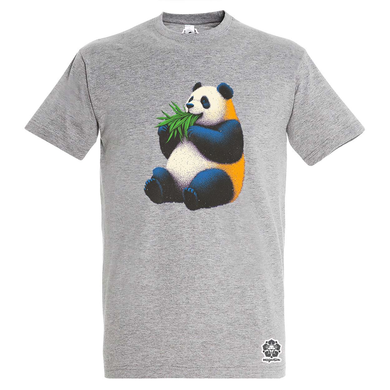 Cuki panda eszik v1 egyedi póló 