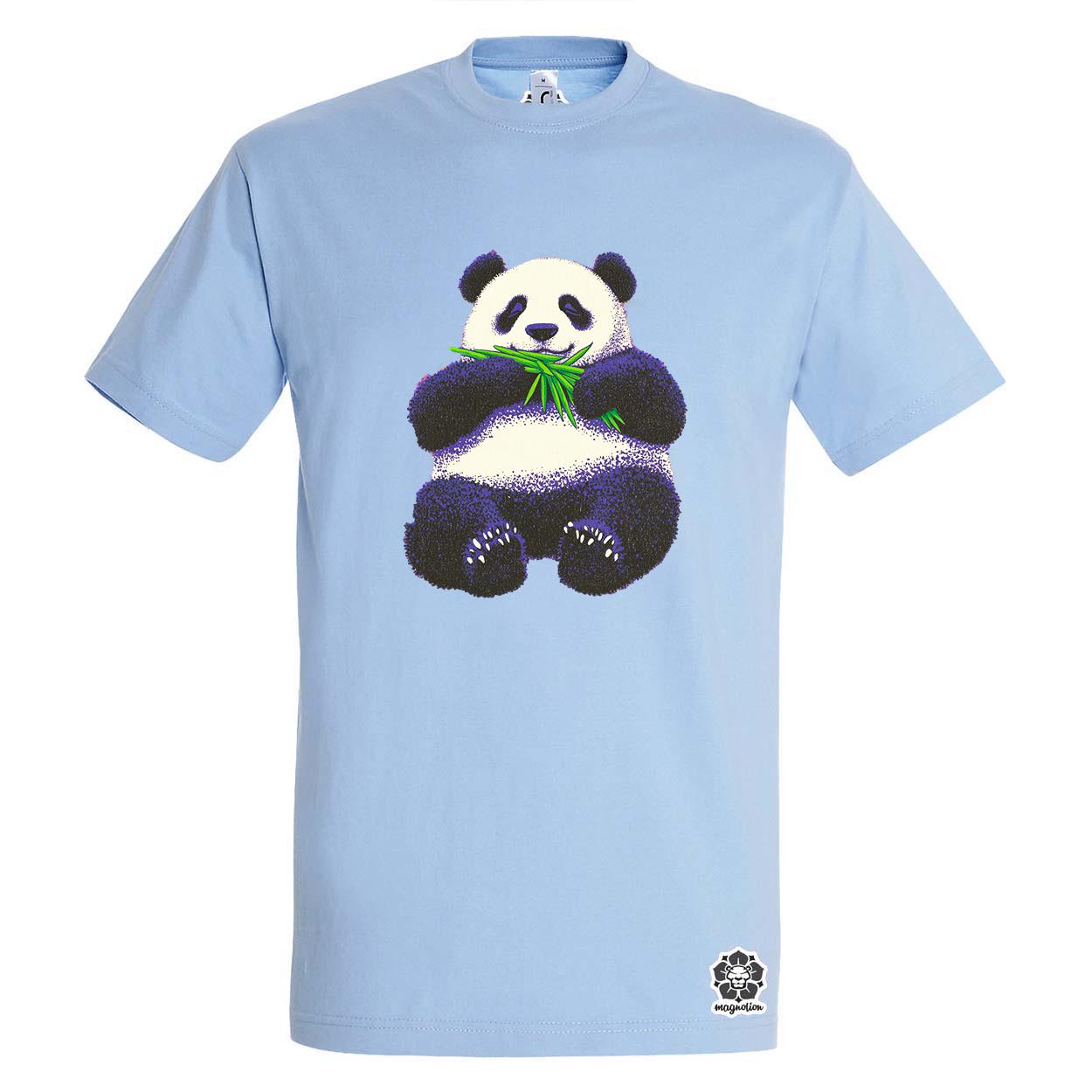 Cuki panda eszik v2 egyedi póló 