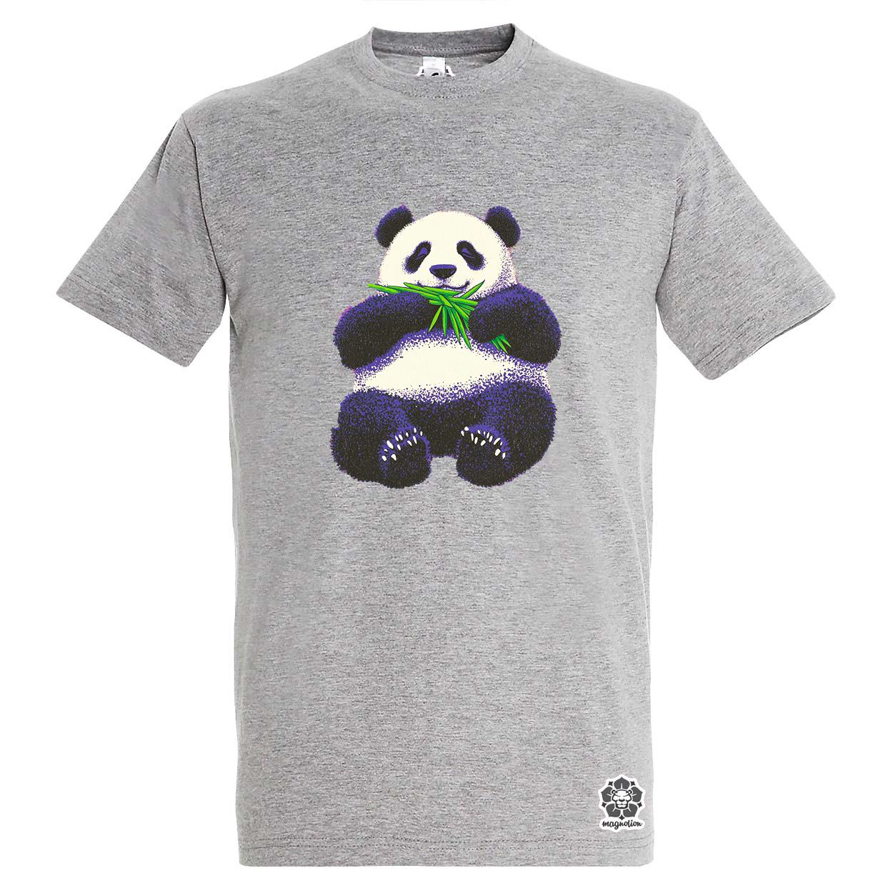 Cuki panda eszik v2 egyedi póló 