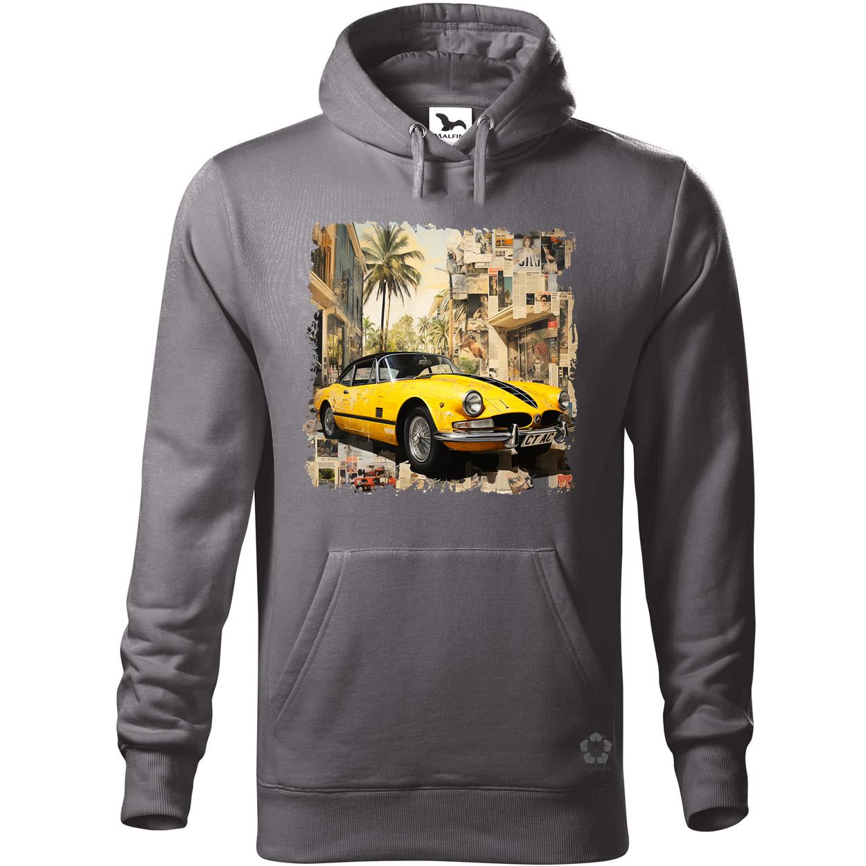 Vintage kollázs autó v3 egyedi  pulóver 