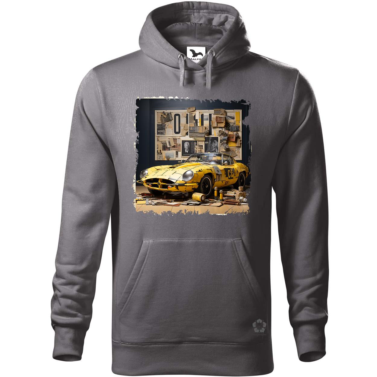 Vintage kollázs autó v8 egyedi  pulóver 