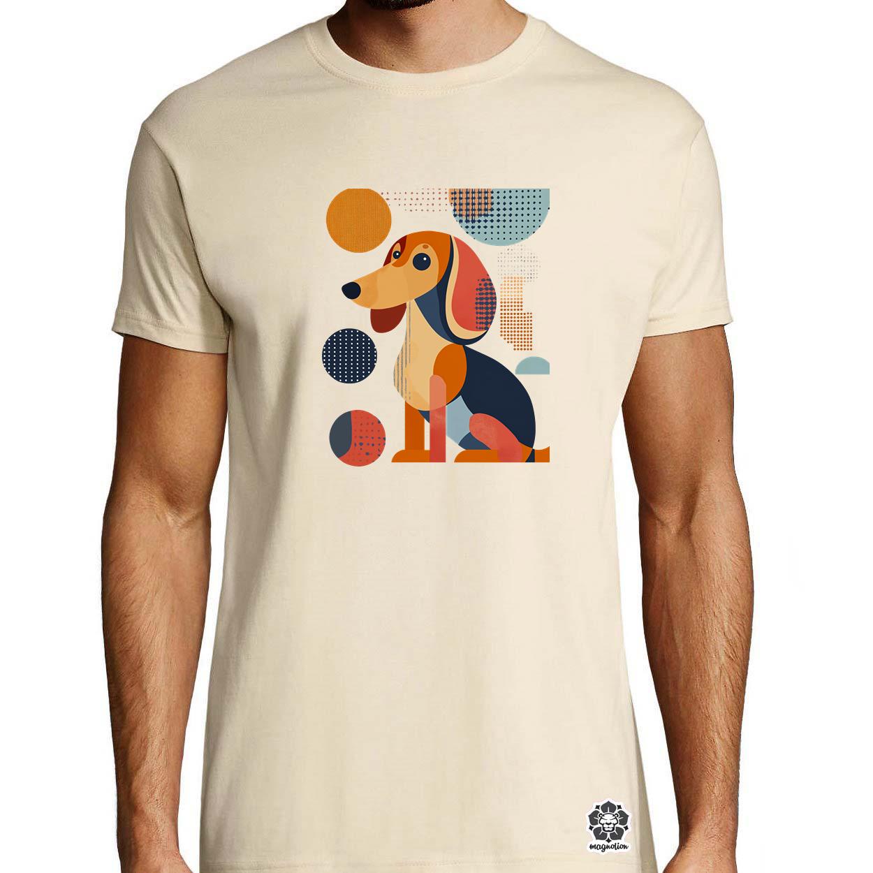 Pop art tacskó v3 egyedi póló 