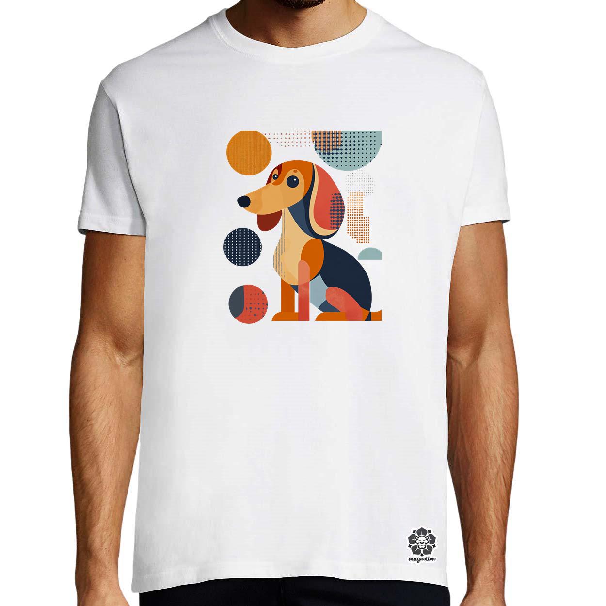 Pop art tacskó v3 egyedi póló 