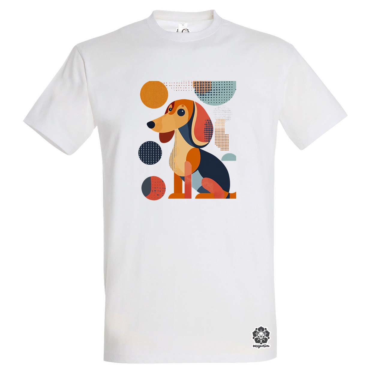 Pop art tacskó v3 egyedi póló 