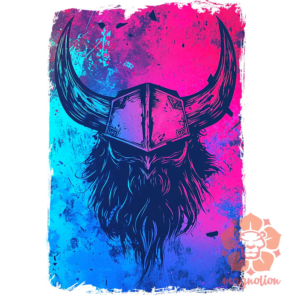 Cyberpunk Viking v7 egyedi póló 