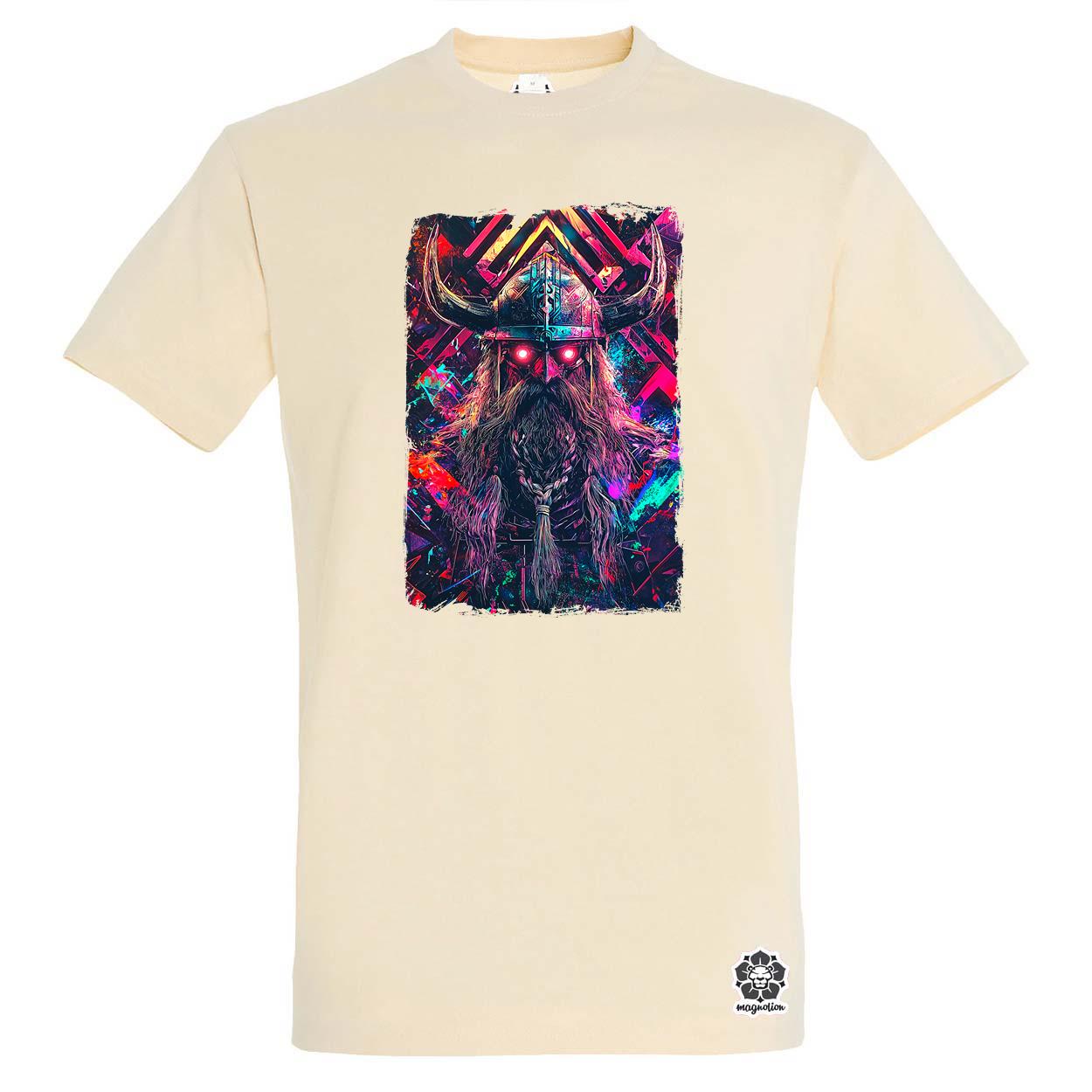 Cyberpunk Viking v8 egyedi póló 