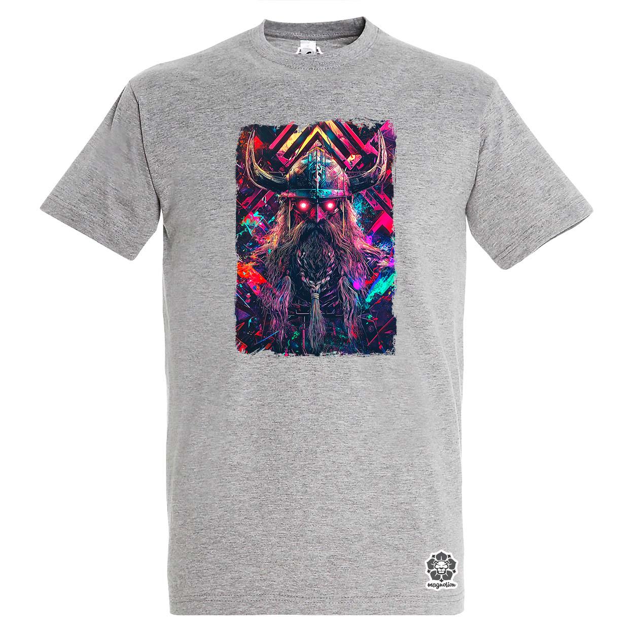 Cyberpunk Viking v8 egyedi póló 