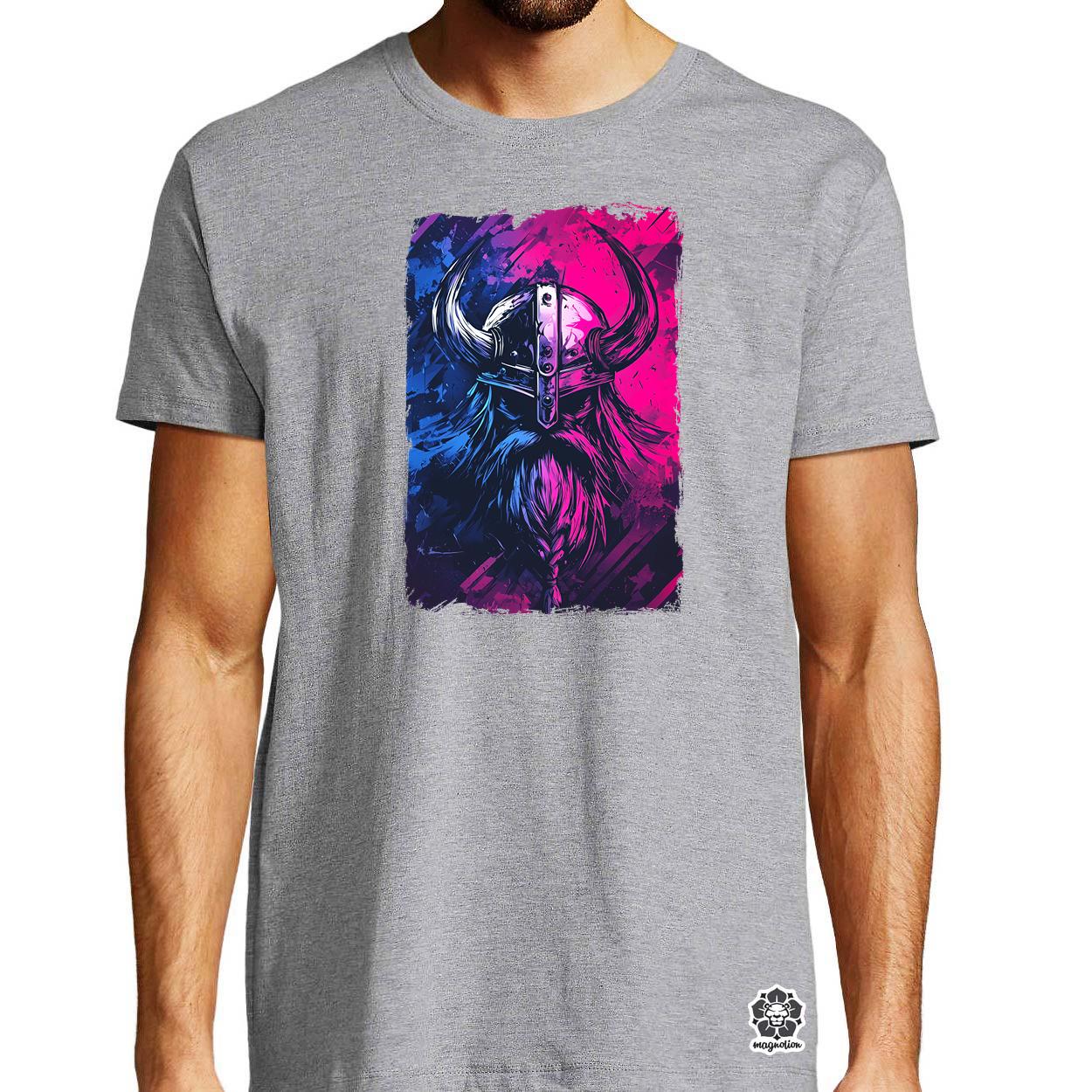 Cyberpunk Viking v9 egyedi póló 