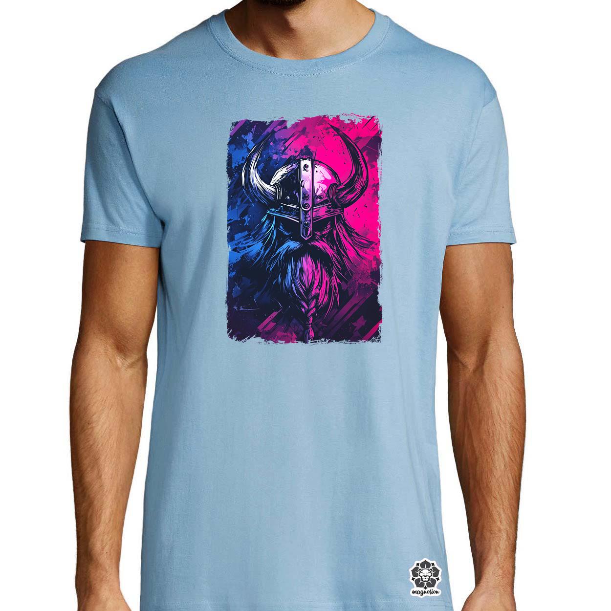 Cyberpunk Viking v9 egyedi póló 