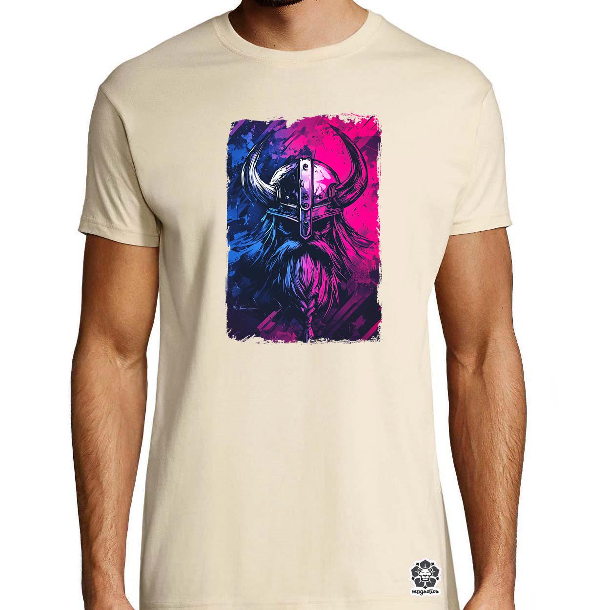 Cyberpunk Viking v9 egyedi póló 