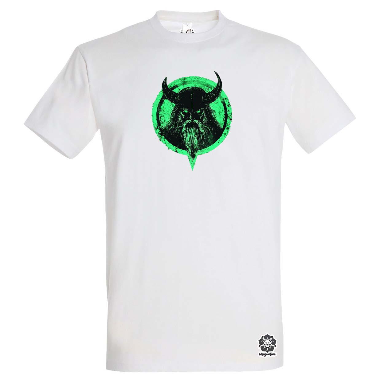 Foszforeszkáló viking v1 egyedi póló 
