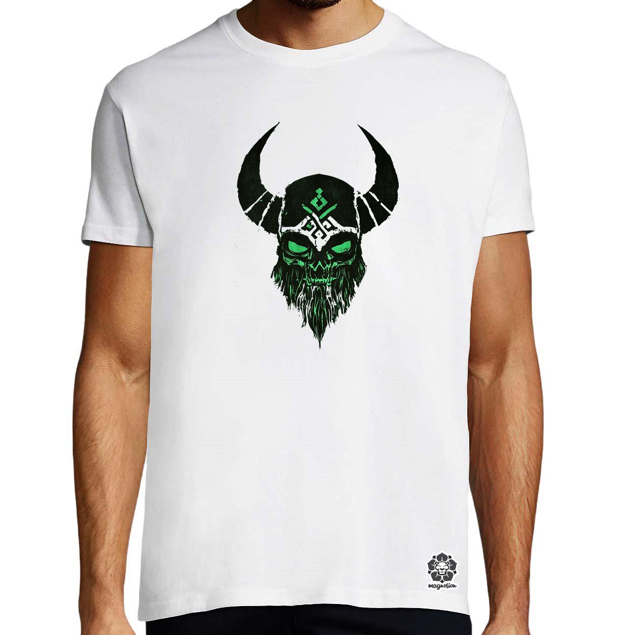 Foszforeszkáló viking v2 egyedi póló 