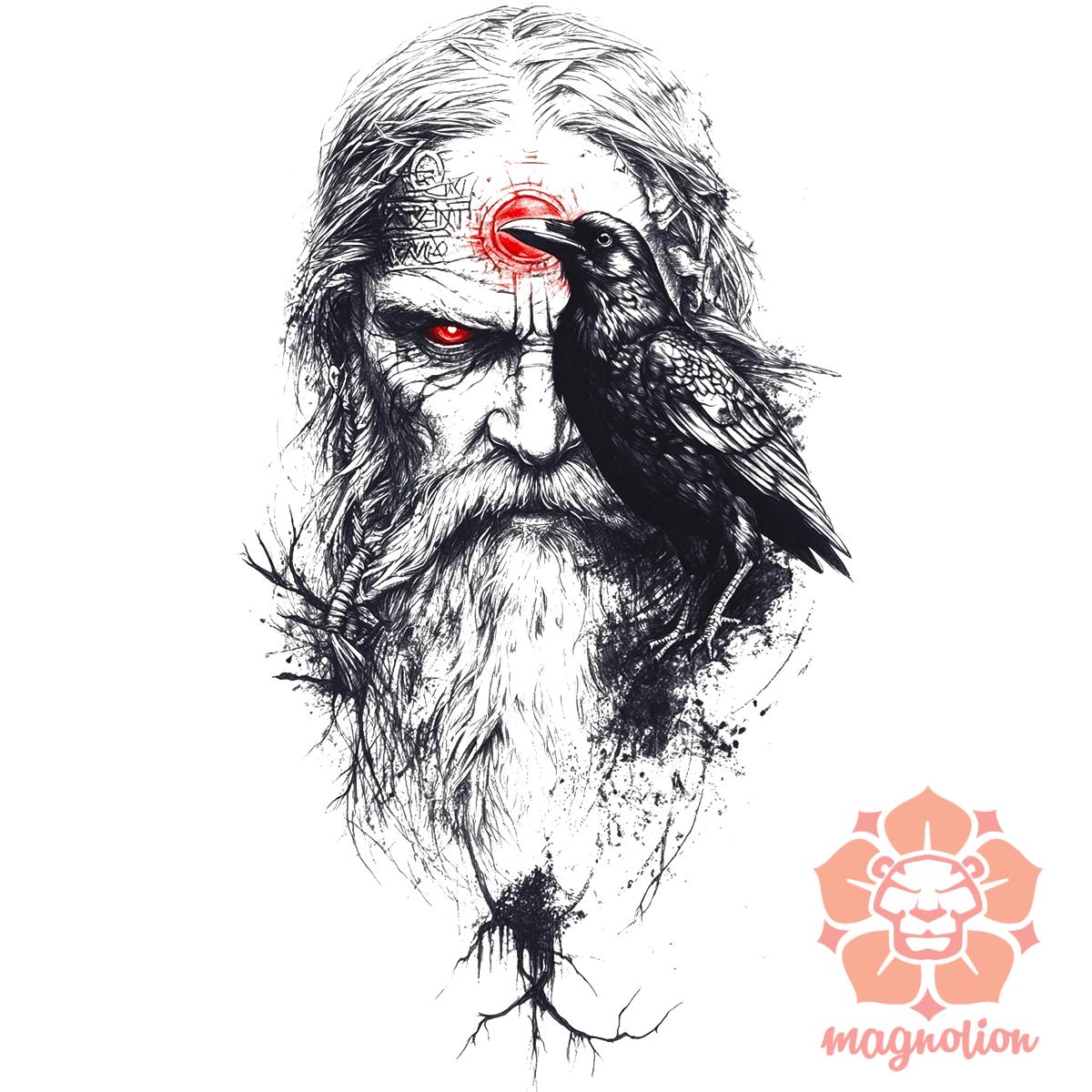 Odin tetoválás v5 egyedi póló 