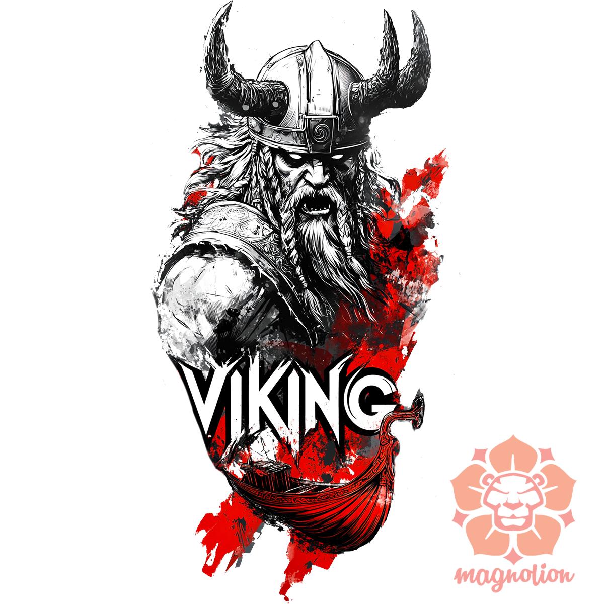Viking plakát v5 egyedi póló 