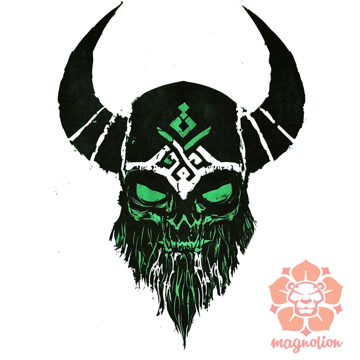 Foszforeszkáló viking v2 egyedi  pulóver 