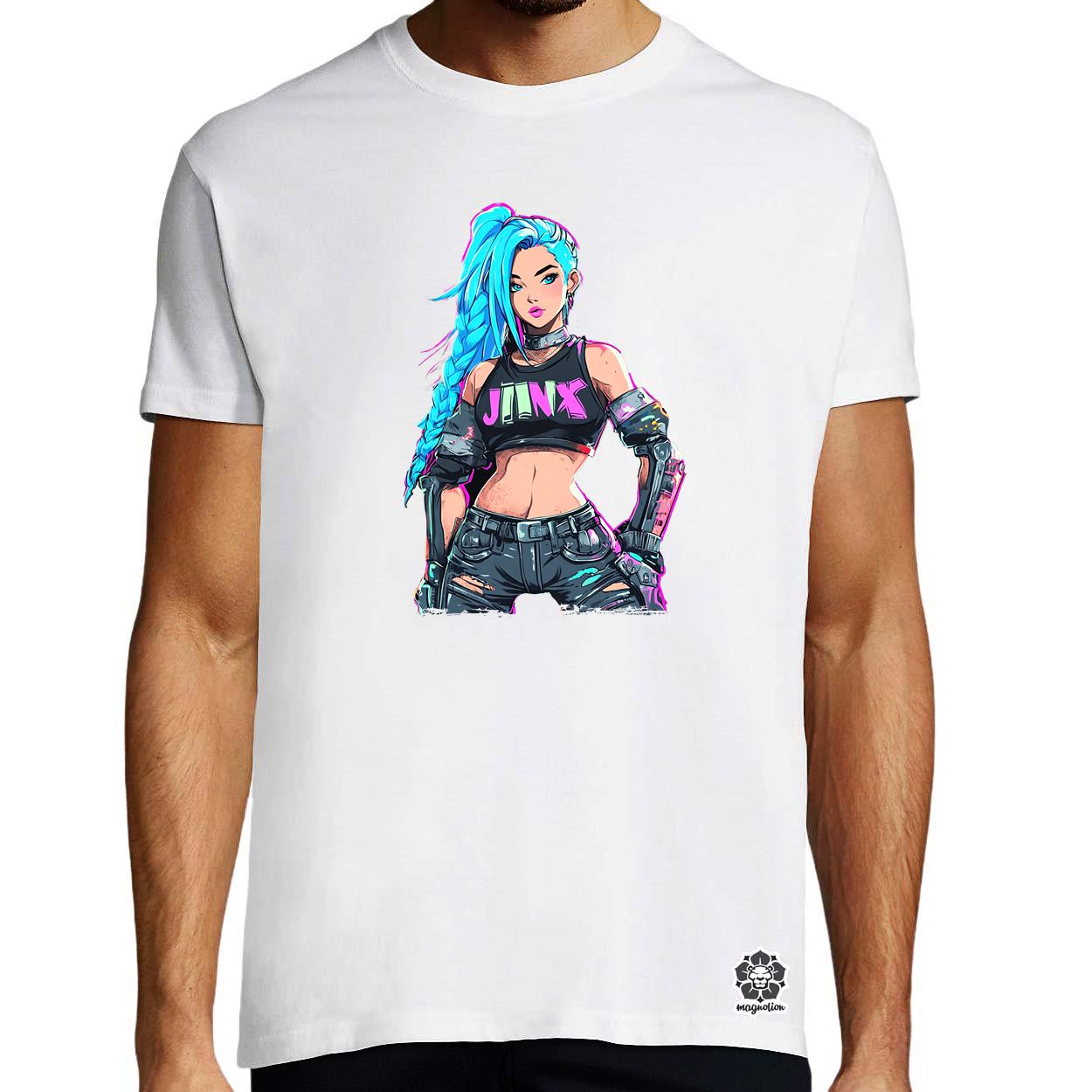 Anime Jinx fanart v1 egyedi póló 