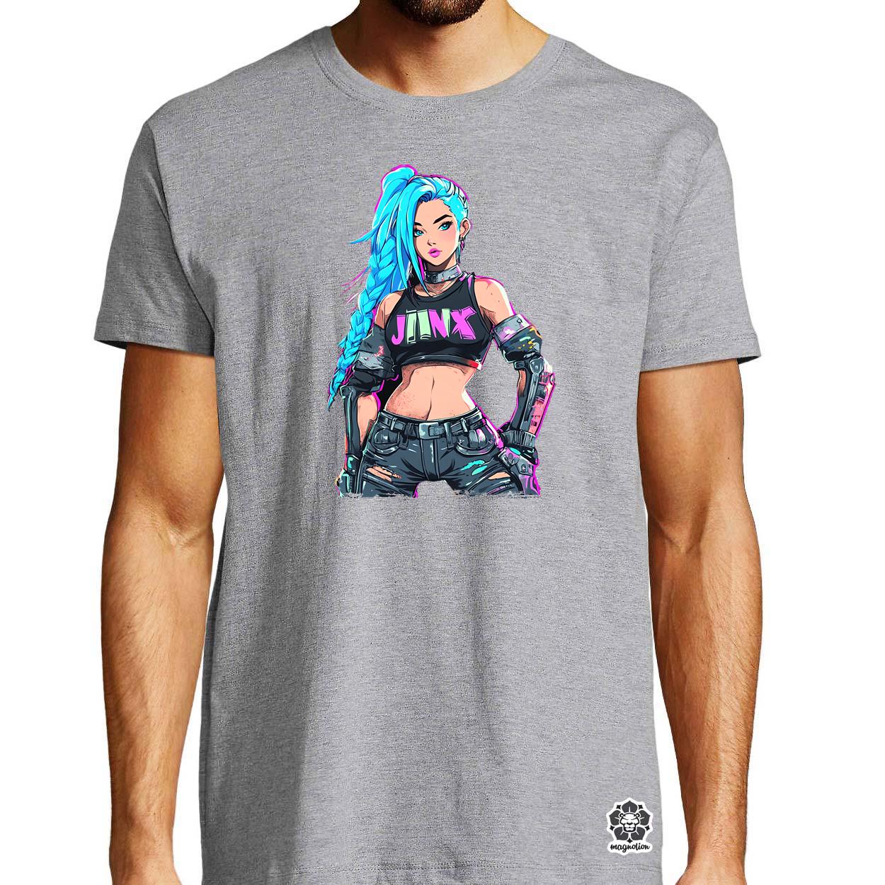 Anime Jinx fanart v1 egyedi póló 