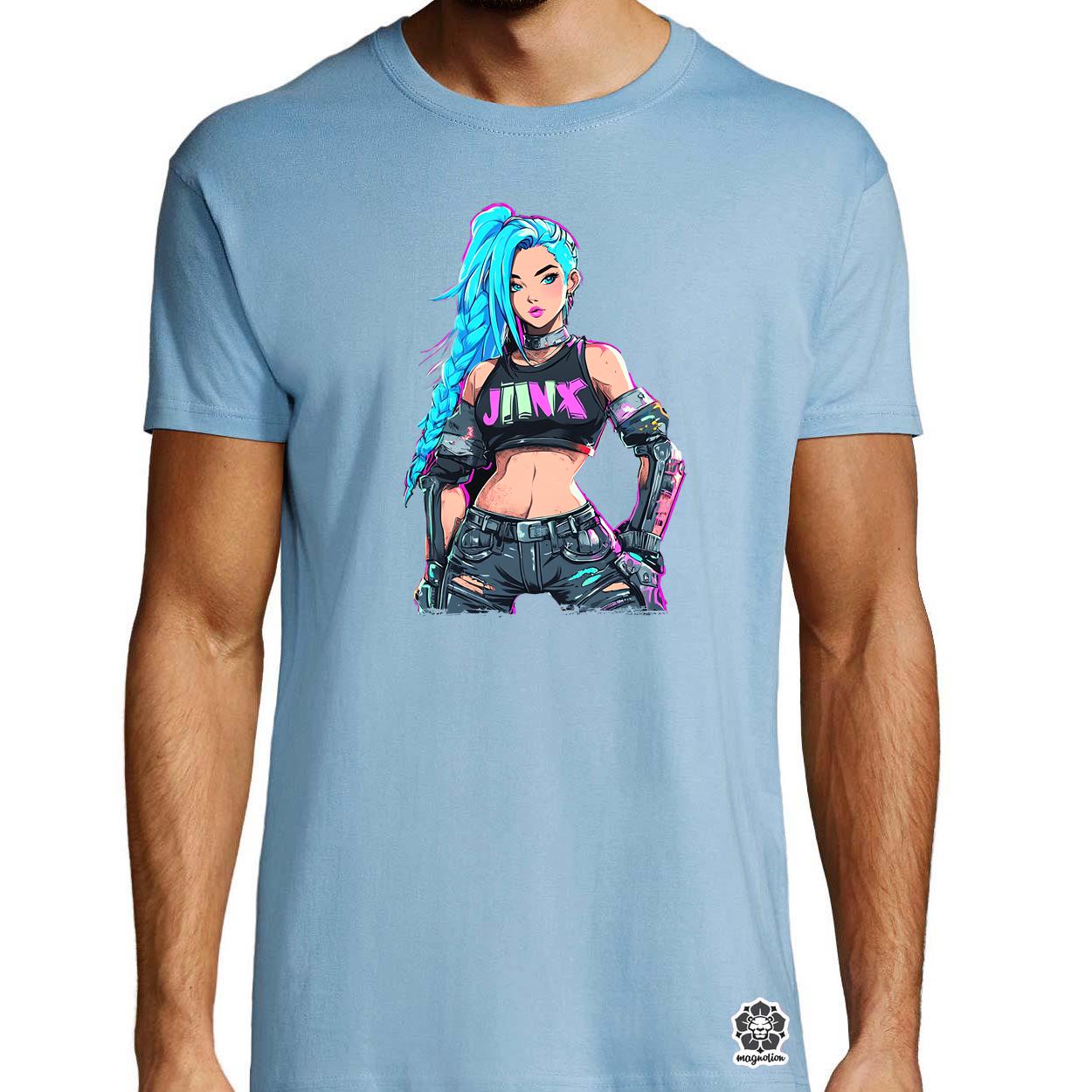 Anime Jinx fanart v1 egyedi póló 