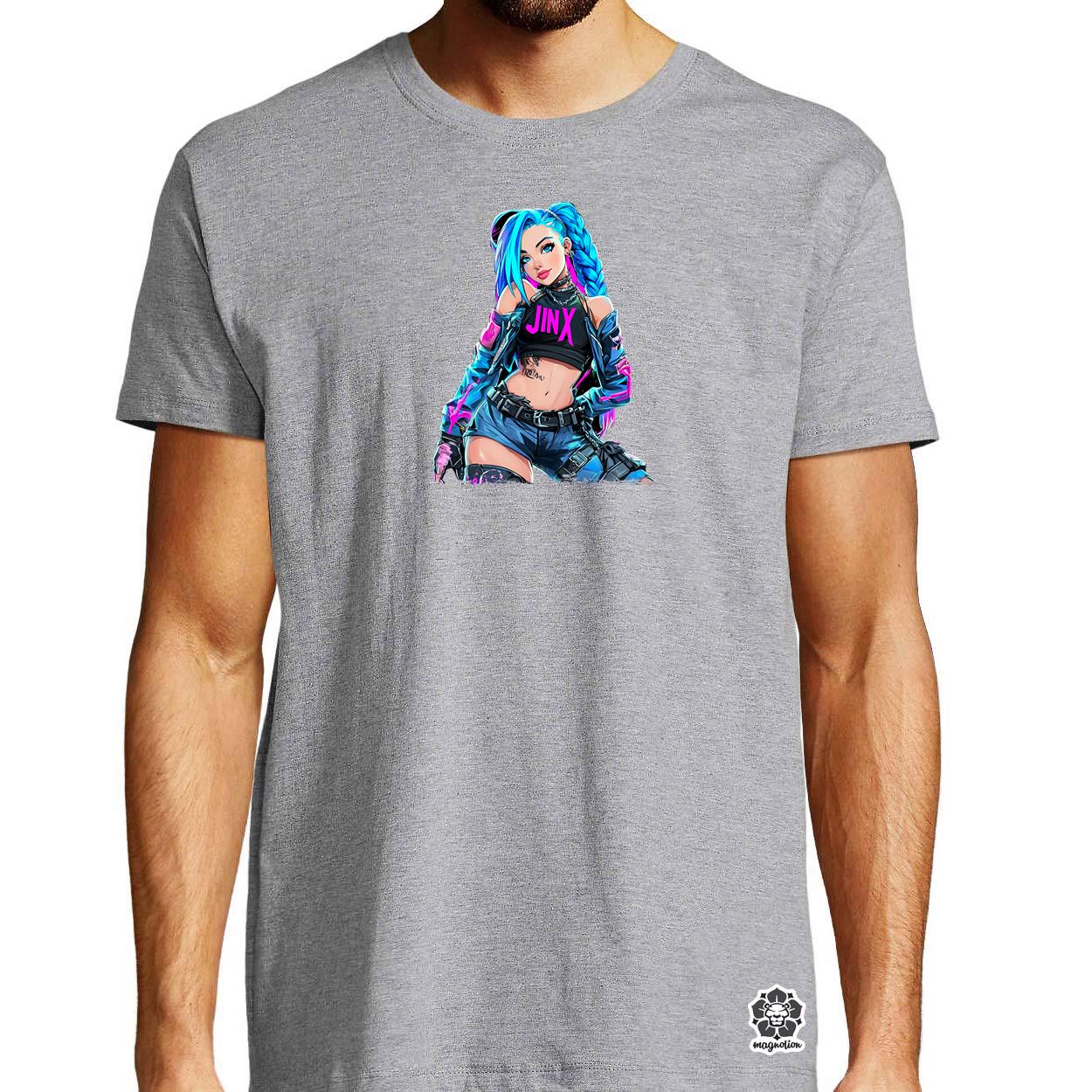 Anime Jinx fanart v2 egyedi póló 