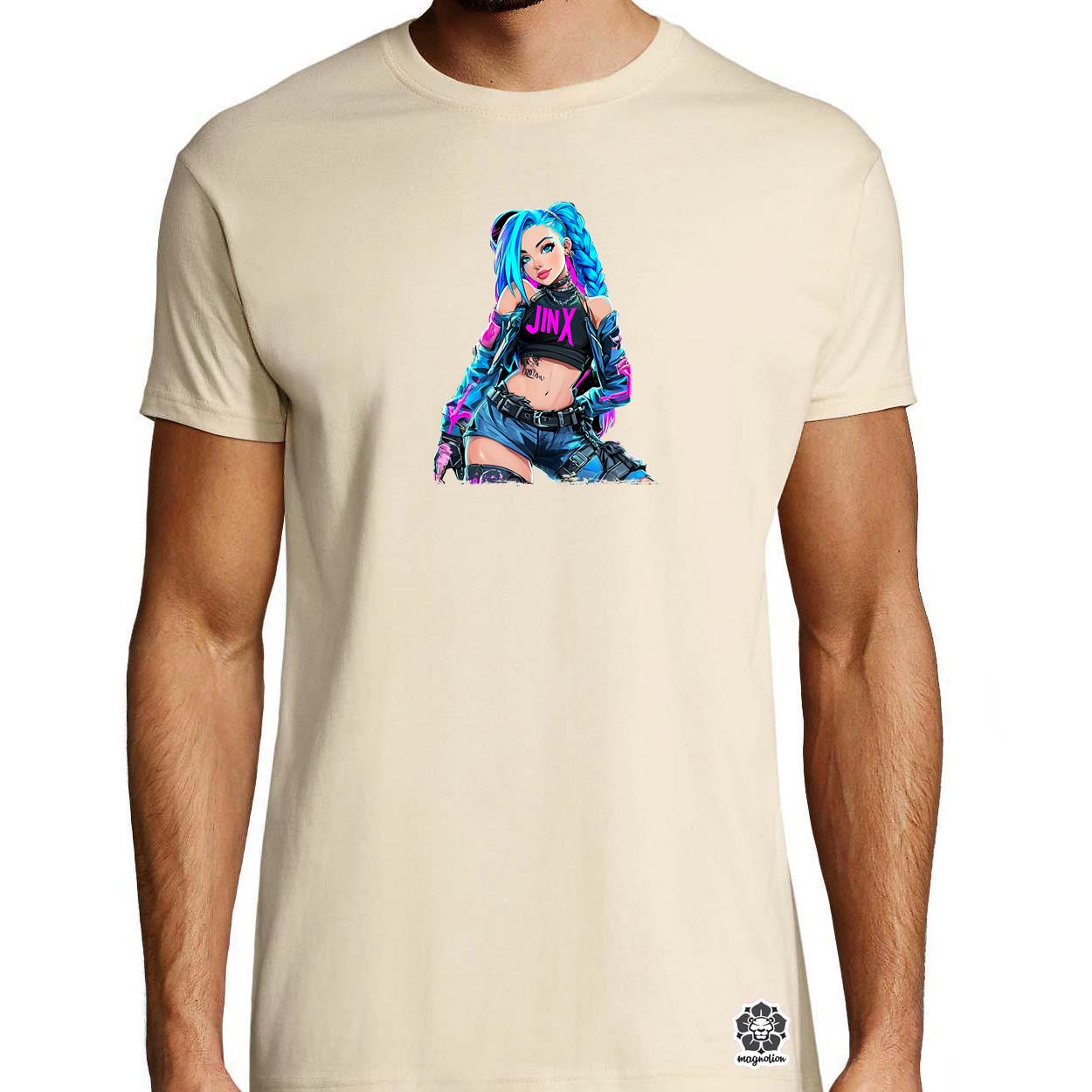 Anime Jinx fanart v2 egyedi póló 