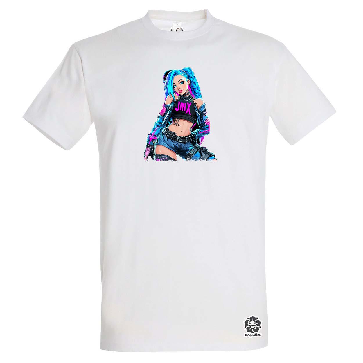 Anime Jinx fanart v2 egyedi póló 