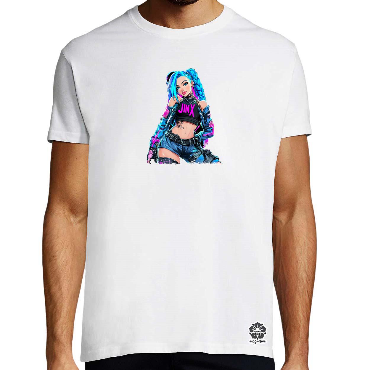 Anime Jinx fanart v2 egyedi póló 