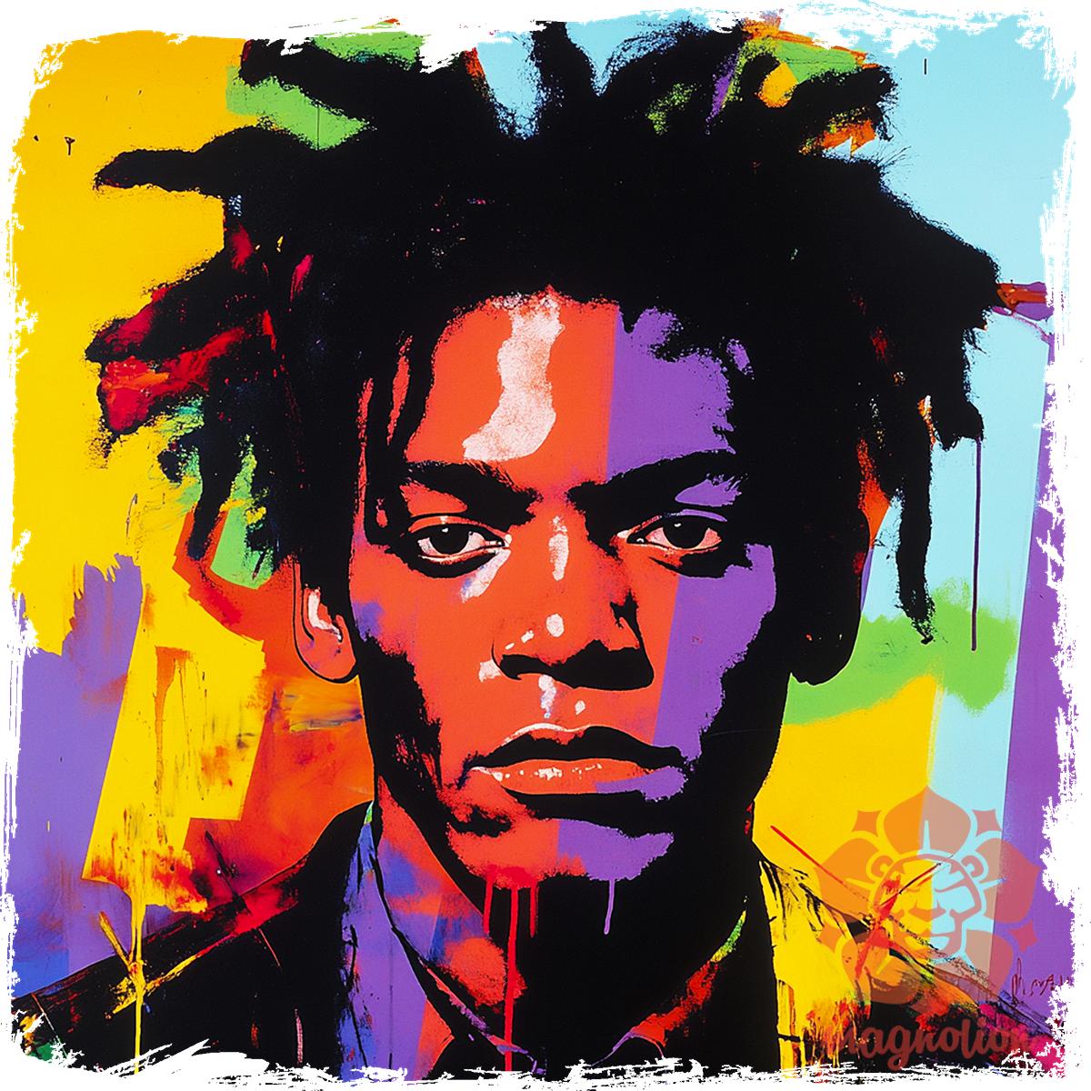 Basquiat pop art v1 egyedi póló 