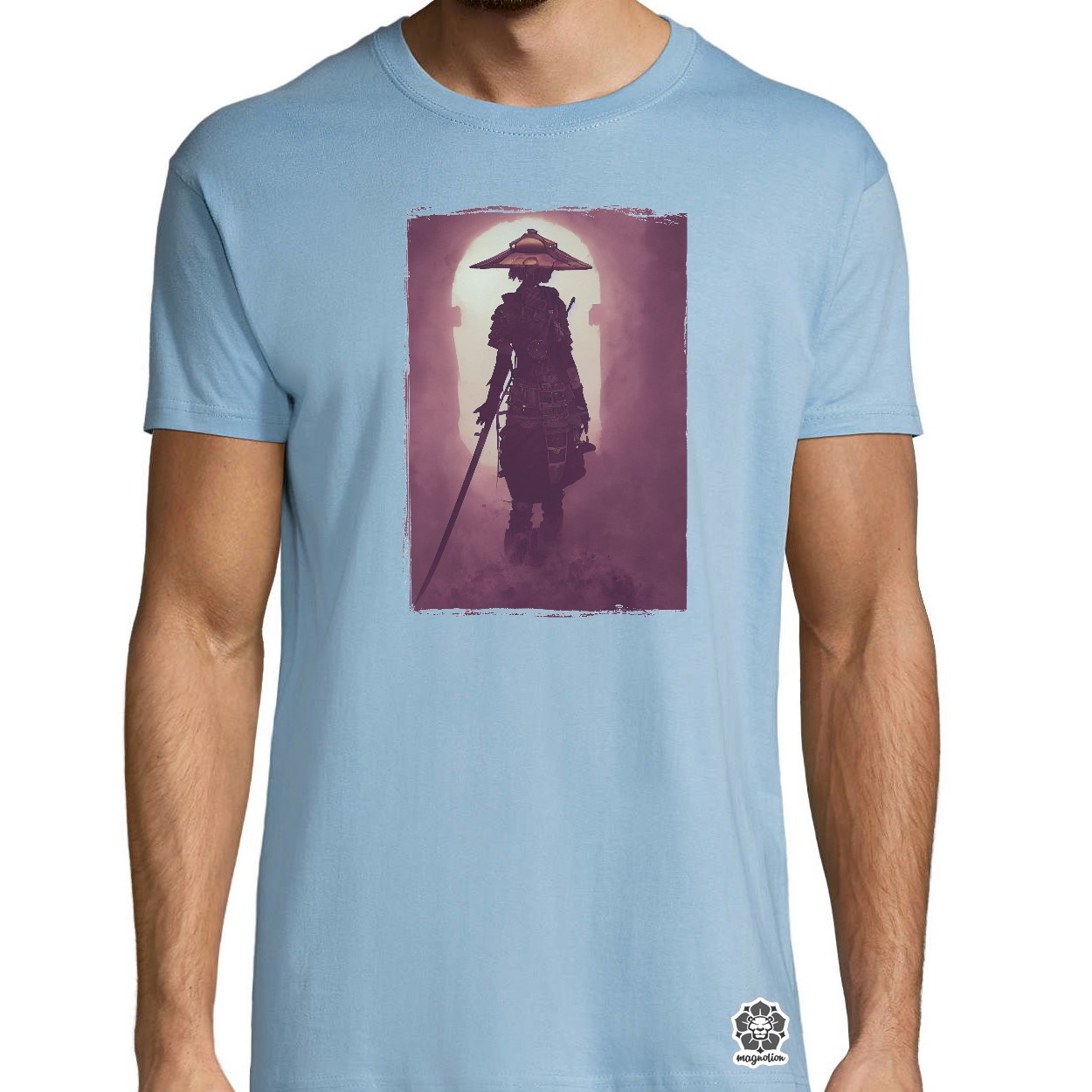 Női steampunk szamuráj v1 egyedi póló 