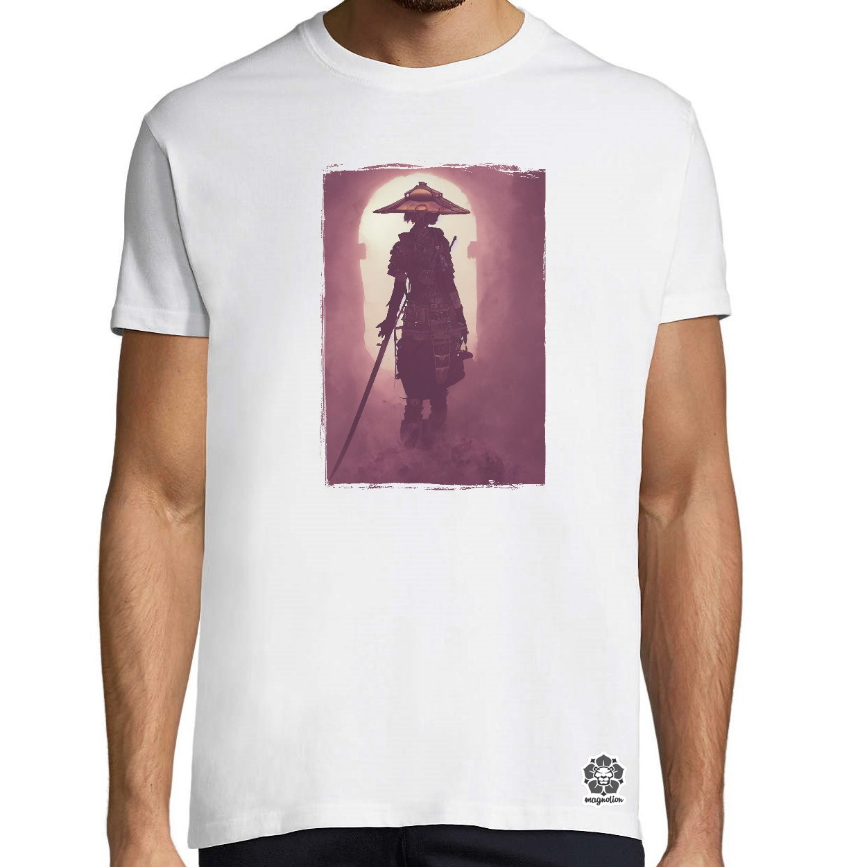 Női steampunk szamuráj v1 egyedi póló 