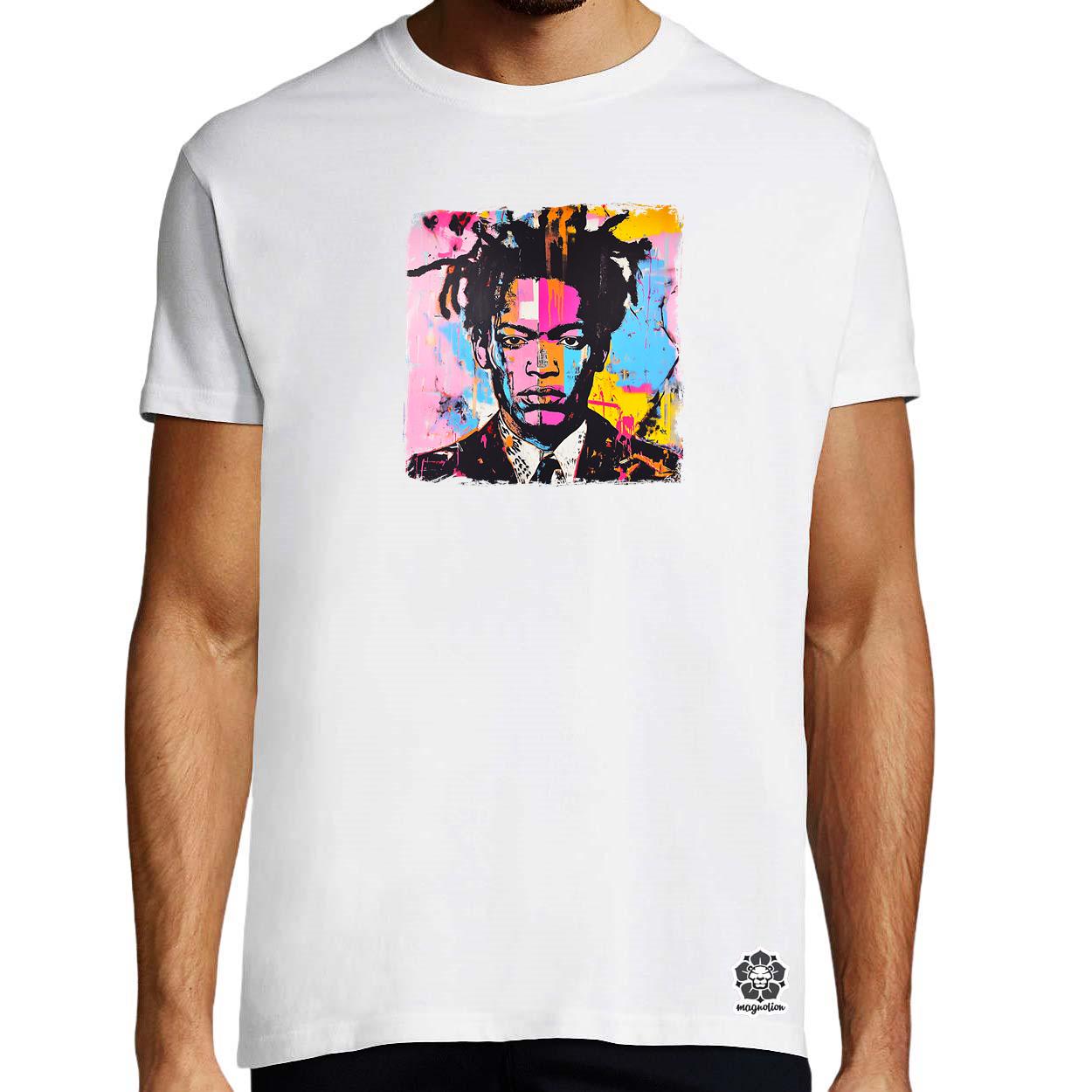 Basquiat pop art v2 egyedi póló 