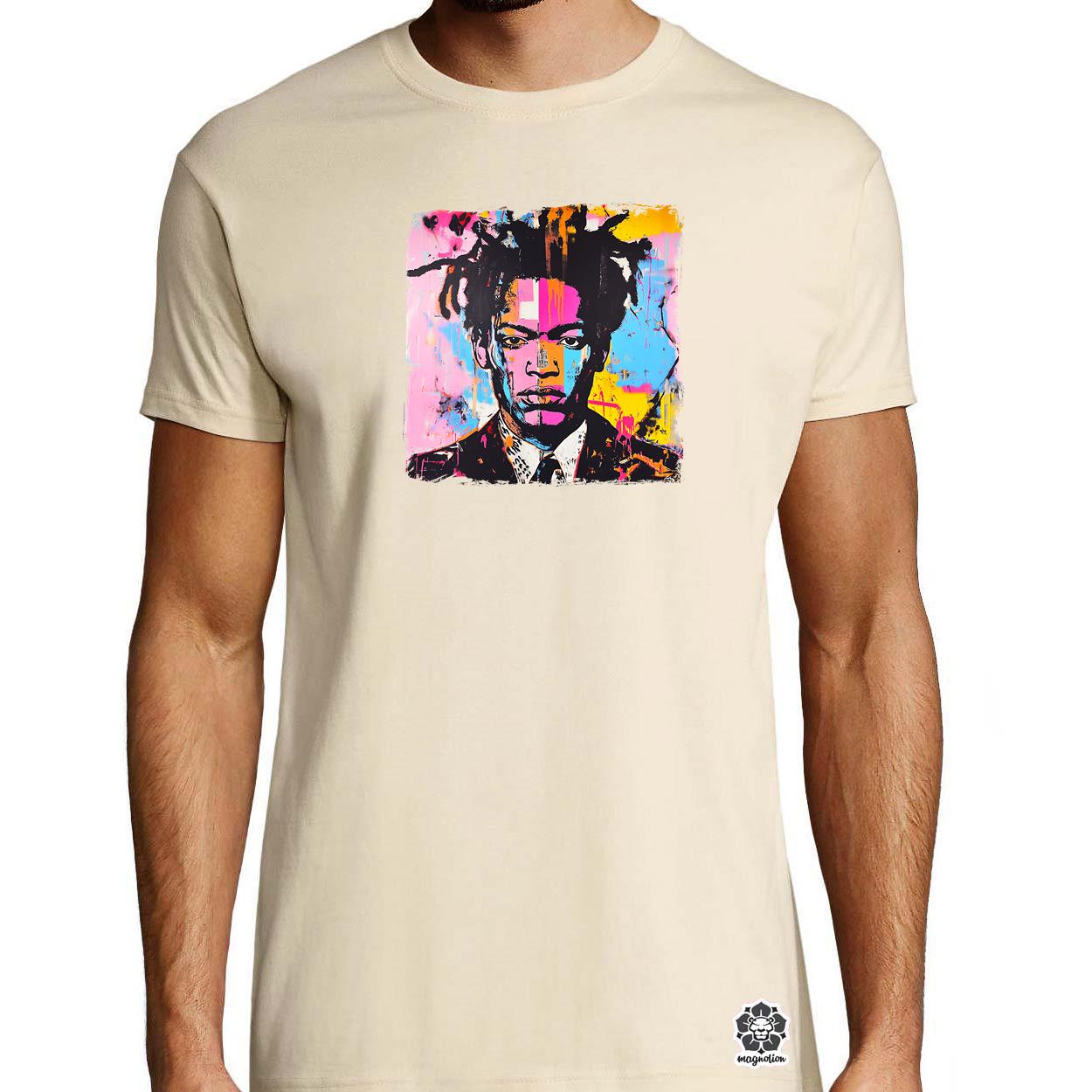 Basquiat pop art v2 egyedi póló 