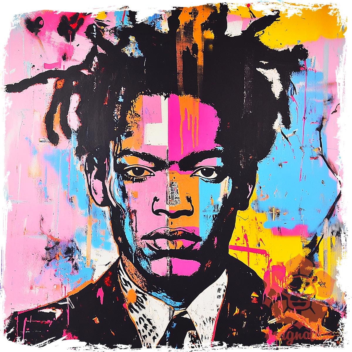 Basquiat pop art v2 egyedi póló 